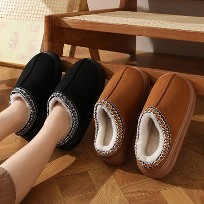 Sophie – Warm Cotton Slippers (Indoor and Outdoor)