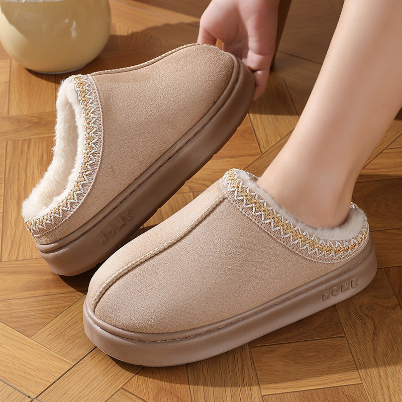 Sophie – Warm Cotton Slippers (Indoor and Outdoor)