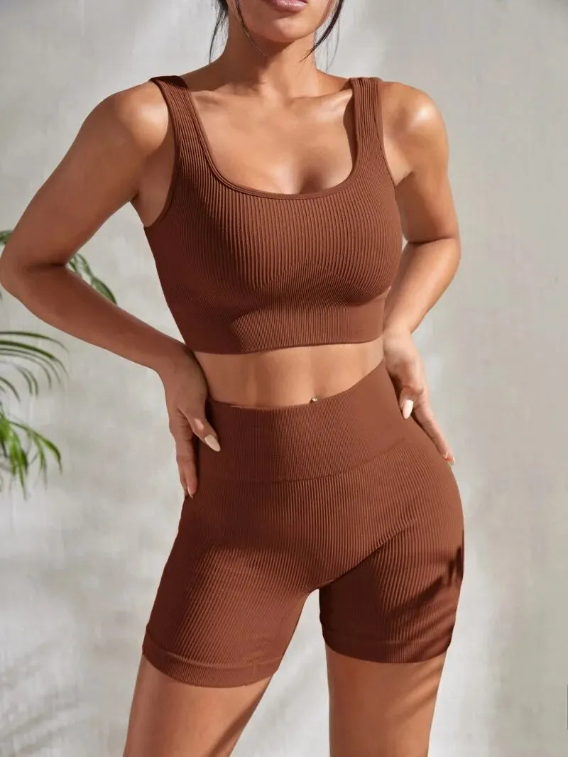 Activewear Emma - Seamless Ribbed Yoga Set