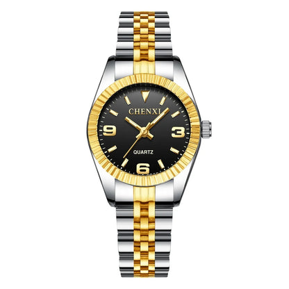 Emma - Luxury Gold Watch with Rhinestones