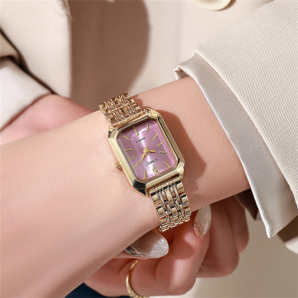 Emma - Luxury Gold Plated Quartz Watch