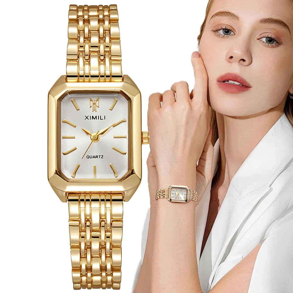 Emma - Luxury Gold Plated Quartz Watch