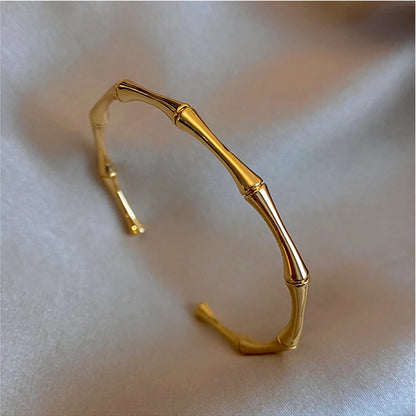 Emma - Golden Bamboo Bangles