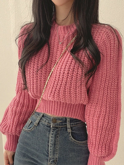 Emma - Loose Vintage Lantern Sleeve Sweater