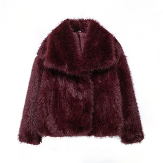 Emma - Short Faux Fur Coat