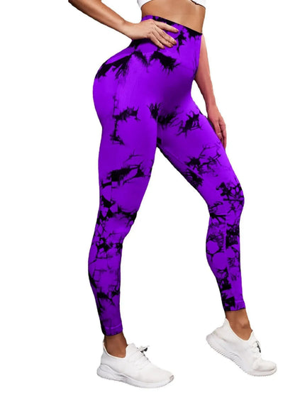 Activewear Emma - Tie Dye High Waist Yoga Pants (Limited Edition)